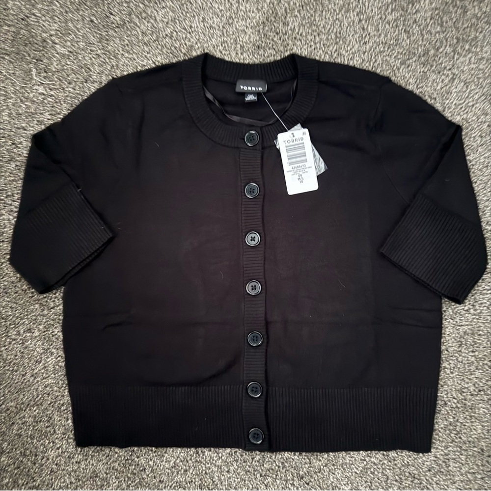 Torrid Everyday Soft Shrug- Black - Picture 4 of 6